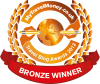 Bronze Winner - MyTravelMoney.co.uk's Travel Blog Awards 2012